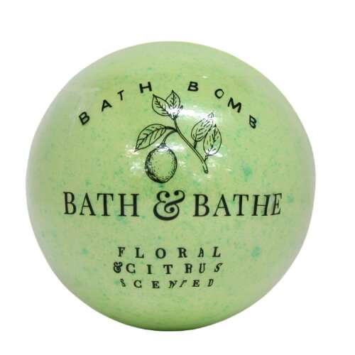 Bath & Bathe Floral & Citrus Scented Bath Bomb
