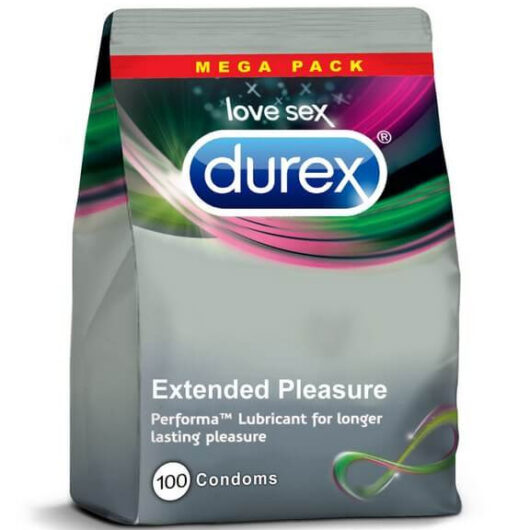 Durex Extended Pleasure (Performa) Climax Delay Condoms Bulk Packs 200 Condoms - Delaying