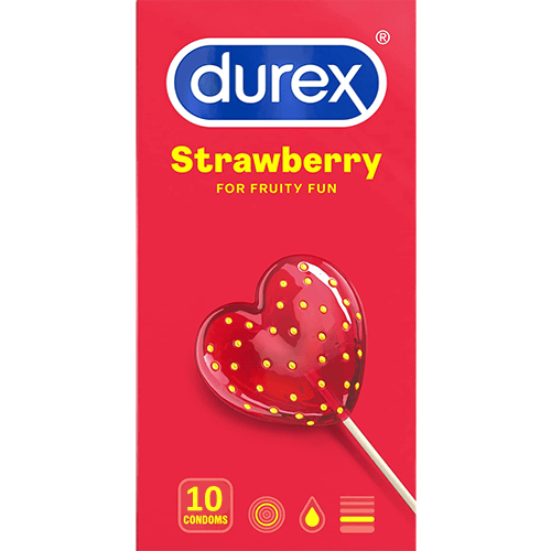 Durex Strawberry Condoms 1 Condom (trial) - Flavoured