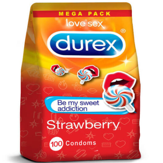 Durex Strawberry Condoms Bulk Packs 300 Condoms - Flavoured