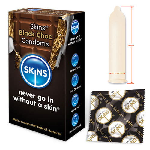 Skins Chocolate Flavoured Condoms 40 Condoms - Flavoured