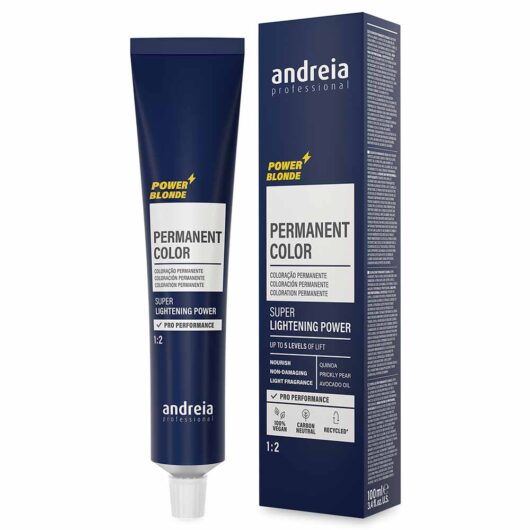 Andreia Professional Permanent Color Power Blonde 1:2 11.06 Super Lightener Natural Irisée 100ml