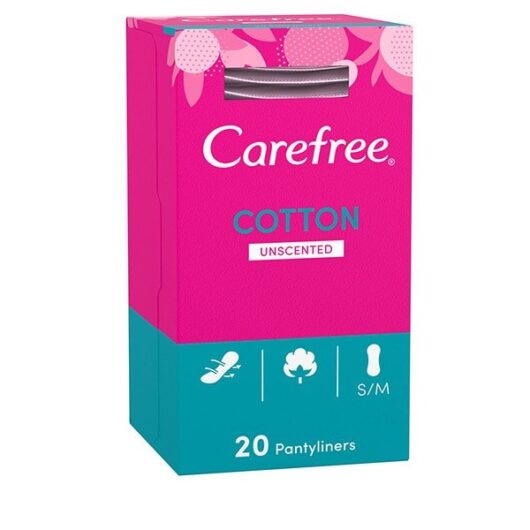 Carefree Breathable Pantyliner - 20 Pack