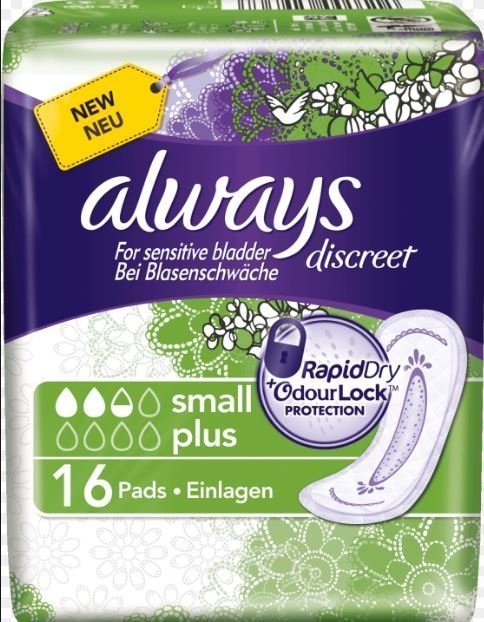 Always Discreet Small+pads