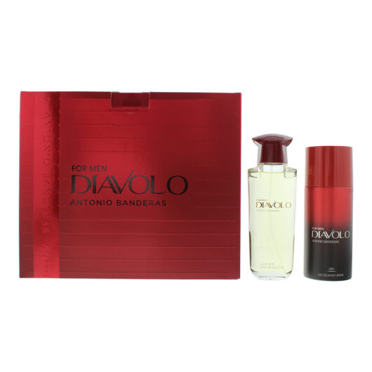 Antonio Banderas Diavolo 2 Piece Gift Set: Eau De Toilette 100ml - Deodorant Spray