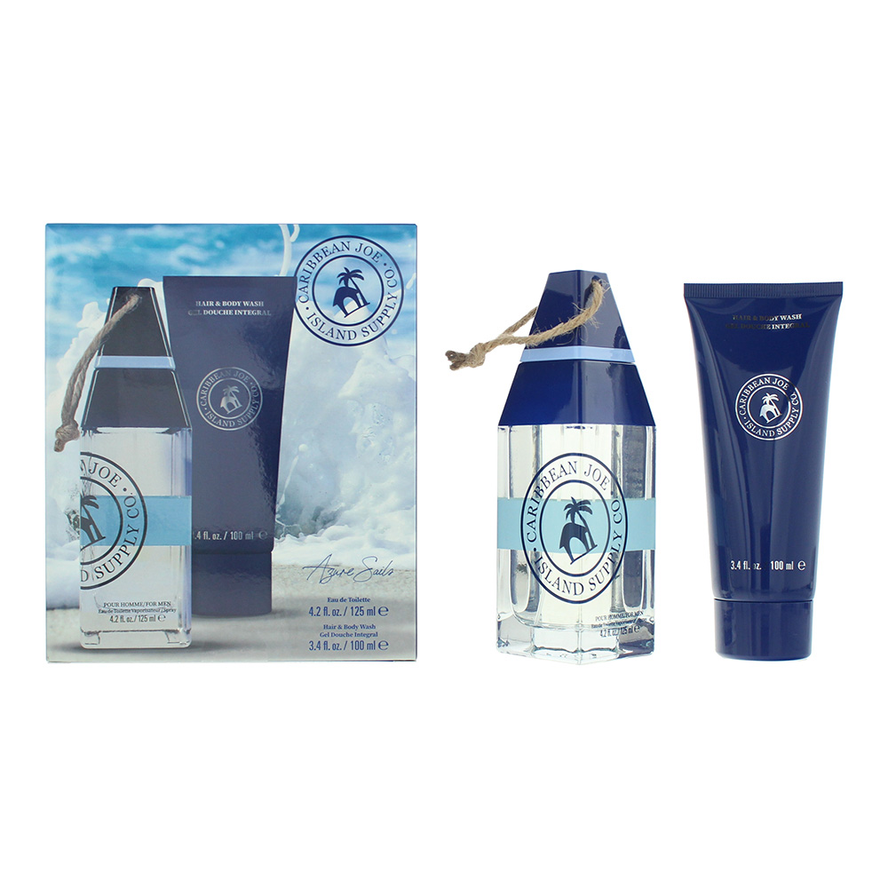 Caribbean Joe Island Supply Sails Photobox 2 Piece Gift Set: Eau de Toilette 125ml - Hbw 100ml