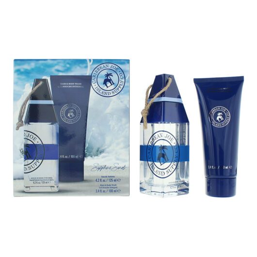 Caribbean Joe Island Supply Sapphire Sands Photobox 2 Piece Gift Set: Eau de Toilette 125ml - Hbw 100ml