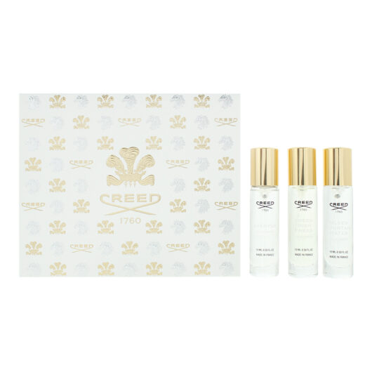Creed 3 Piece Gift Set: Aventus Eau De Parfum 10ml - Green Irish Tweed Eau De Parfum 10ml - Silver Mountain Water Eau De Parfum 10ml