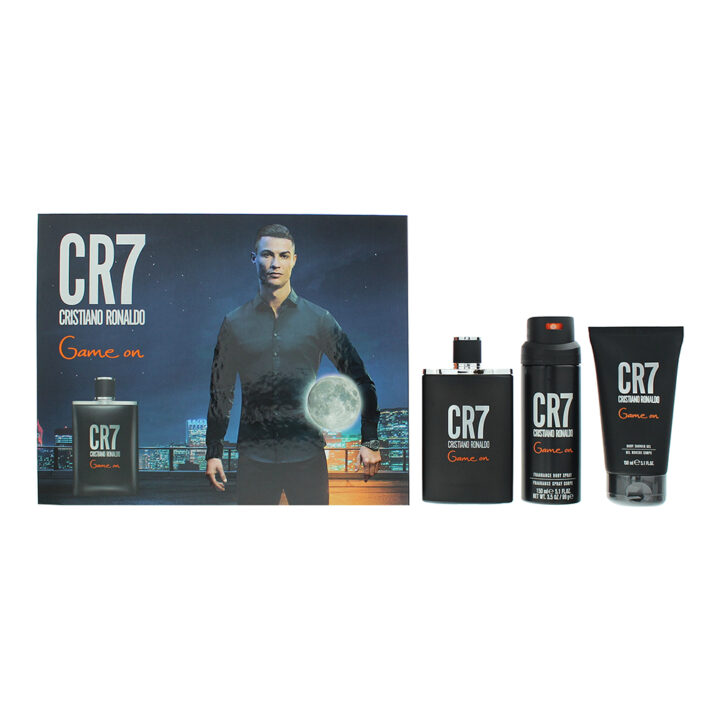 Cristiano Ronaldo Cr7 Game On 3 Piece Gift Set: Eau De Toilette 100ml ...