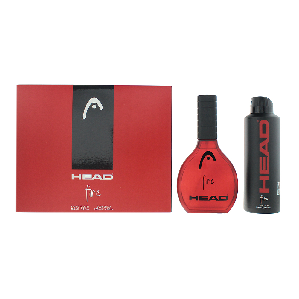 Head Fire 2 Piece Gift Set: Eau De Toilette 100ml - Deodorant Spray 200ml
