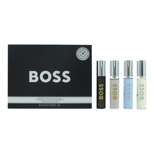 Hugo Boss Bottled 4 Piece Gift Set: Eau De Parfum 10ml - Eau De Toilette 10ml - Parfum 10ml - Infinite Eau De Parfum 10ml