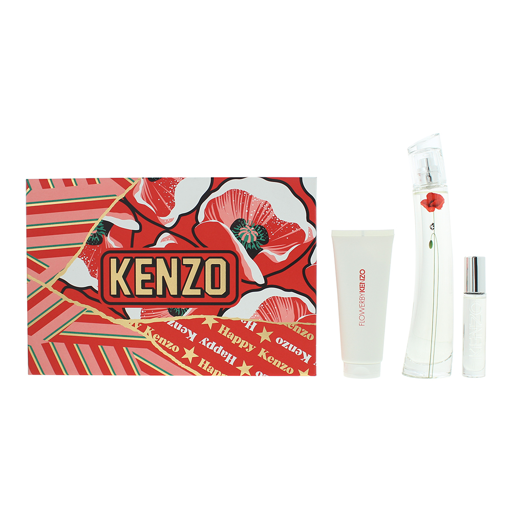Kenzo La Recolte Parisienne Eau De Parfum 3 Piece Gift Set