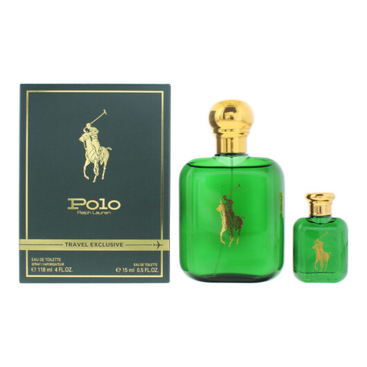 Ralph Lauren Polo Green 2 Piece Gift Set: Eau de Toilette 118ml - Eau de Toilette 15ml