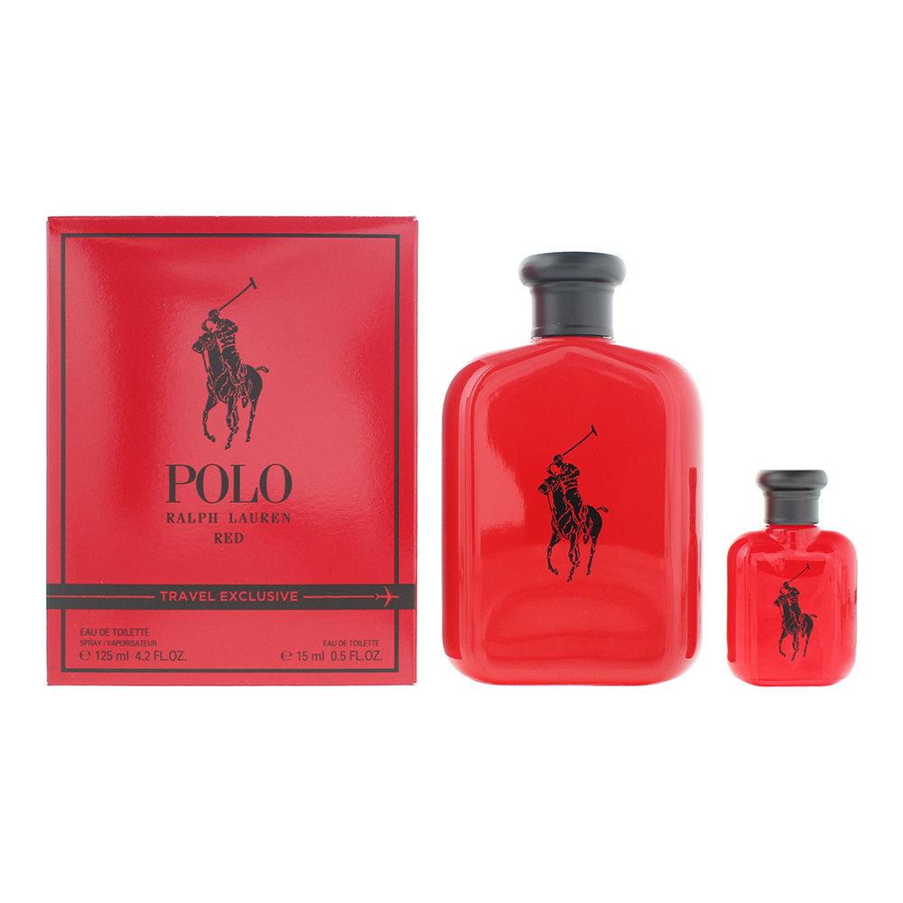 Ralph Lauren Polo Red 2 Piece Gift Set: Eau de Toilette 125ml - Eau de Toilette 15ml