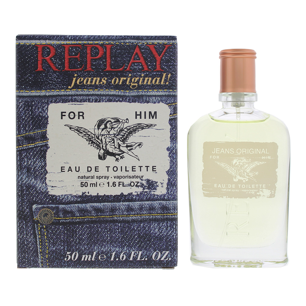 Replay Jeans Original! For Him Eau De Toilette 50ml