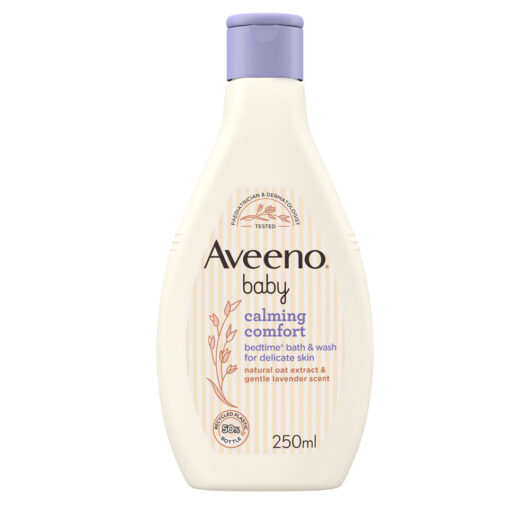 Aveeno Baby Calming Comfort Bedtime Bath and Wash 250ml
