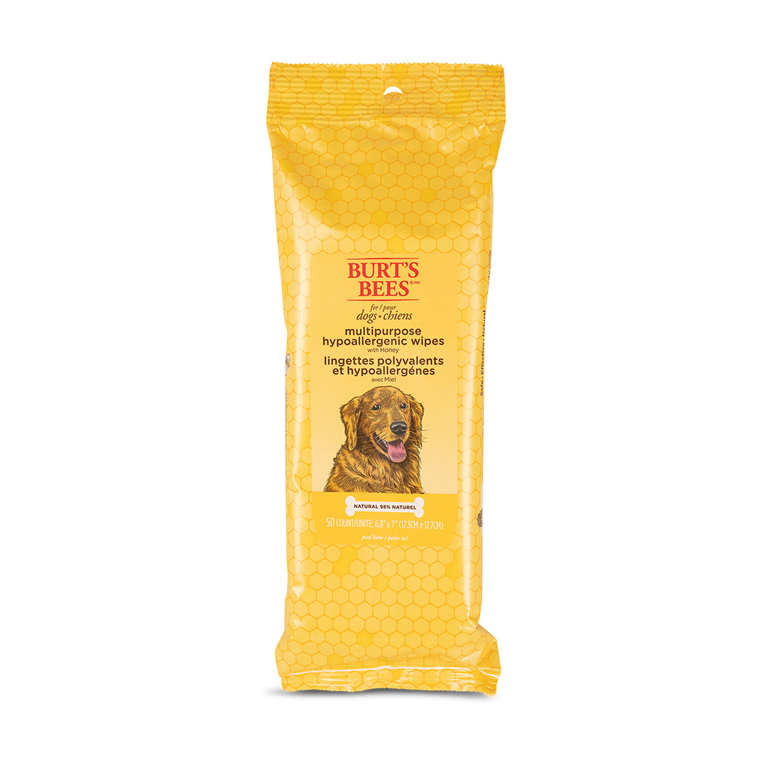 Burts Bees Multipurpose Wipes With Honey 50 Wipes For Dogs