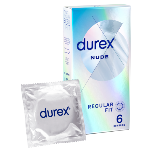 Durex Nude Ultra Thin Condoms Enhanced Sensitivity 6 Pack