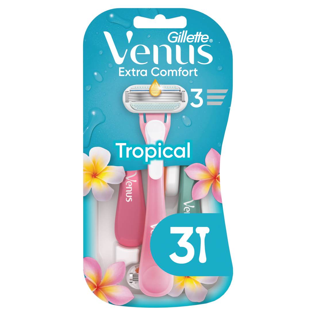 Gillette Simply Venus Tropical Razors 3 Pack