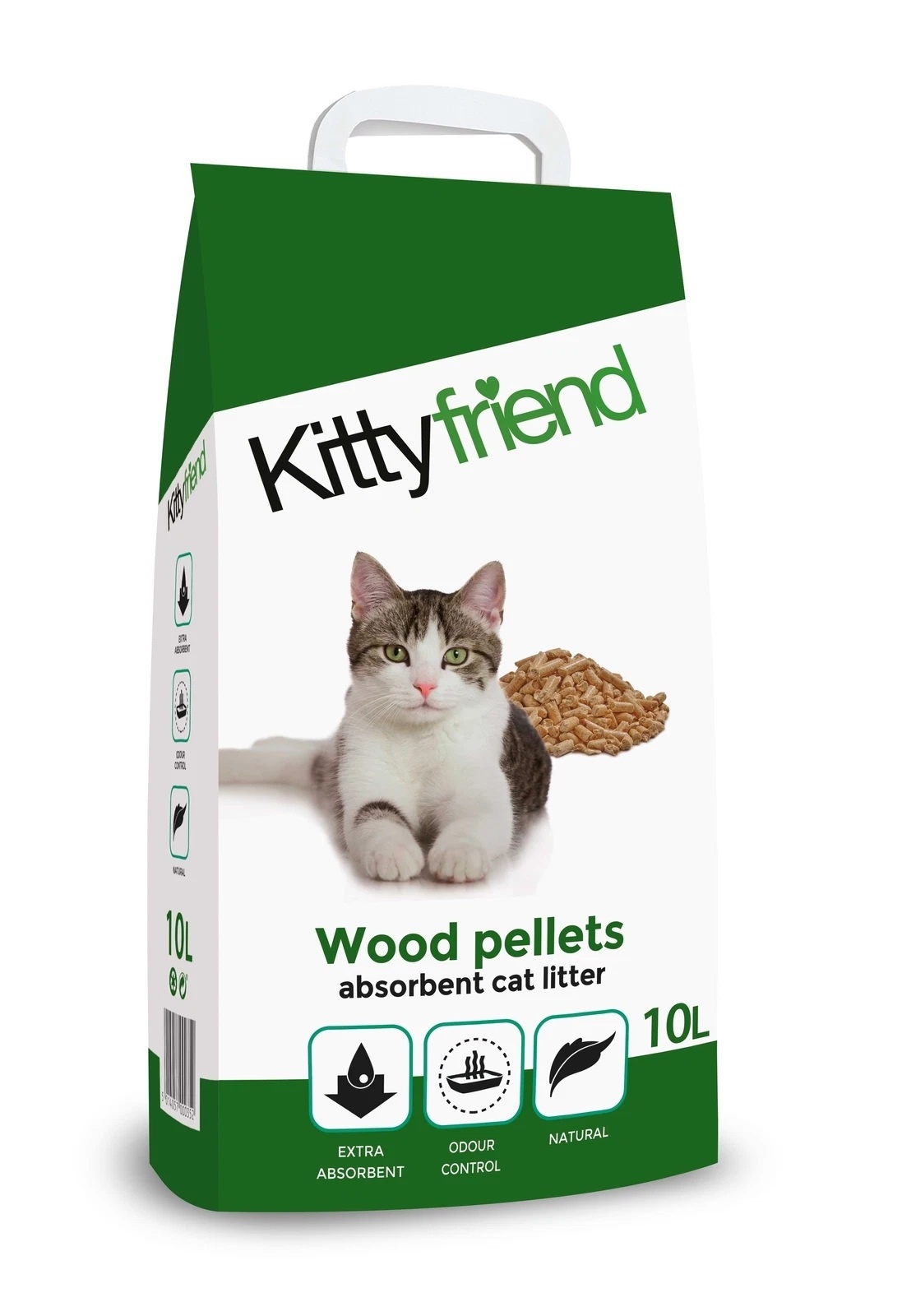 Kittyfriend Wood Cat Litter 10L