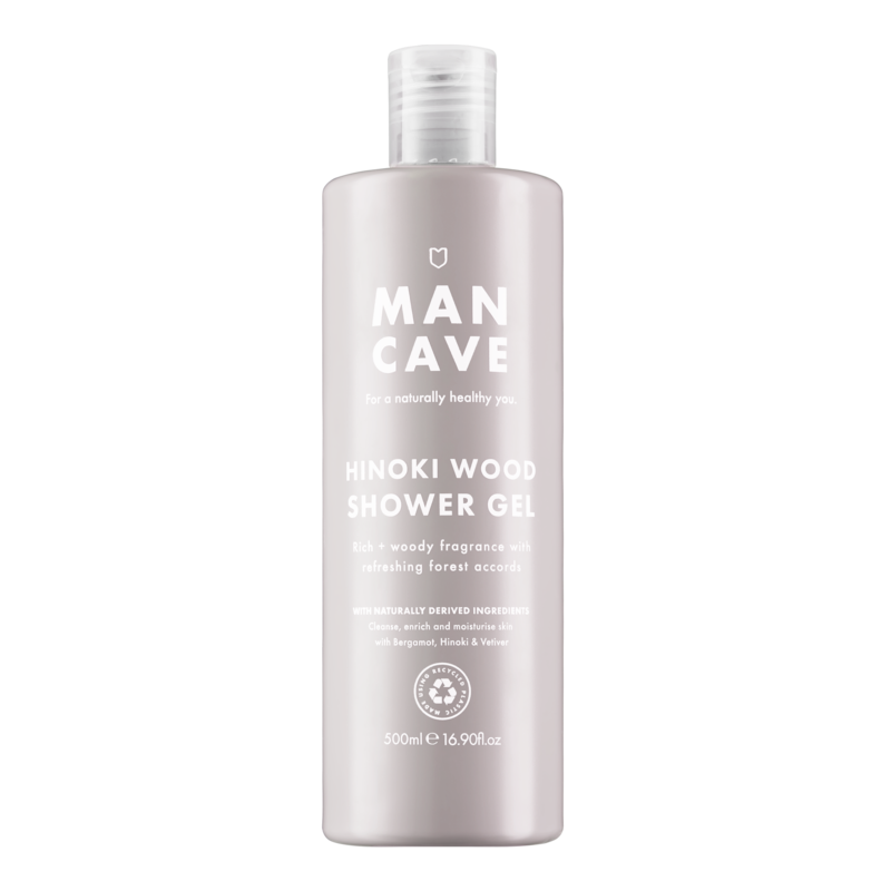 Mancave Hinoki Wood Shower Gel 500ml