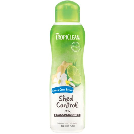 TropiClean Lime and Cocoa Butter Conditioner for Dogs and Cats 355ml