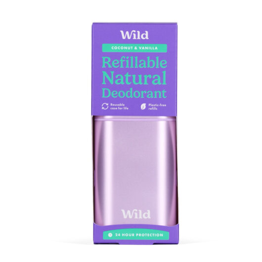 Wild Coconut & Vanilla Deodorant with Purple Case Starter Pack