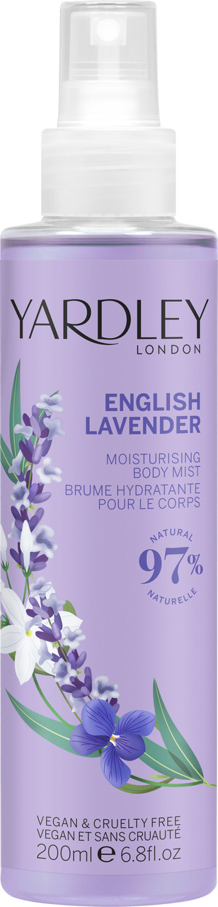 Yardley English Lavender Fragrance Mist 200ml