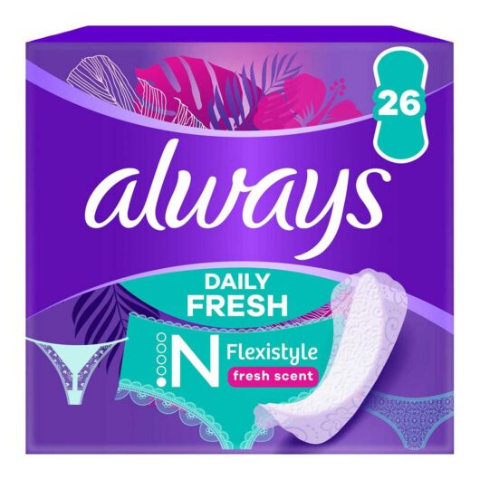 Always Dailies Flexistyle Slim Panty Liners Fresh X26