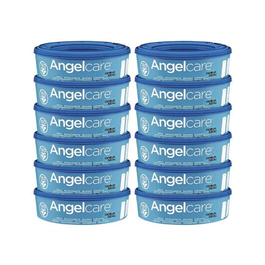 Angelcare Nappy Disposal System Refill Cassettes 12 Pack