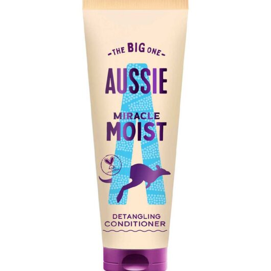 Aussie Miracle Moist Detangling Conditioner 275Ml. Moisturising Formula To Revive Dry Hair