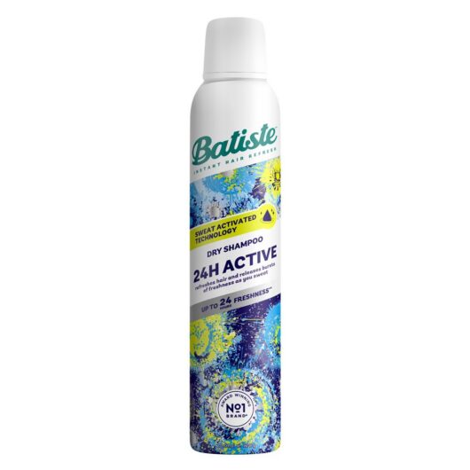 Batiste 24H Active Sweat Activated Dry Shampoo, Hair Shampoo200 ml, 200ml