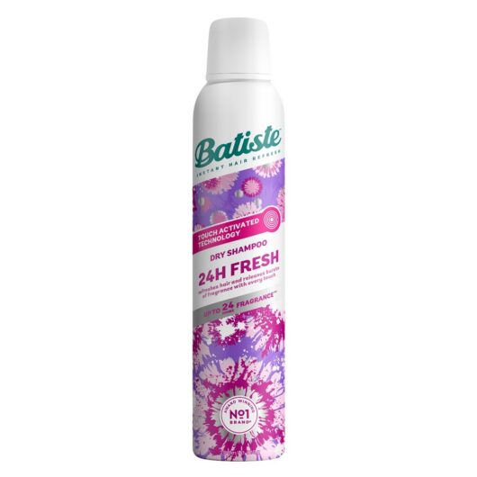 Batiste 24H Fresh Touch Activated Dry Shampoo, Hair Shampoo200 ml, 200ml
