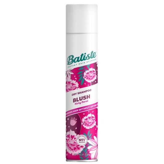 Batiste Dry Shampoo Blush, Flirty Floral Fragrance Hair Shampoo, 350ml