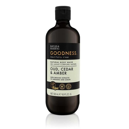 Baylis & Harding Goodness Oud Cedar & Amber Body Wash 500ml