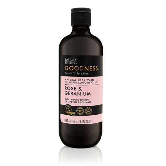 Baylis & Harding Goodness Rose & Geranium 500Ml Body Wash