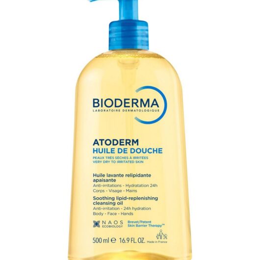 Bioderma Atoderm Shower Oil Body Wash For Very Dry Skin Prone To Eczema 500ml