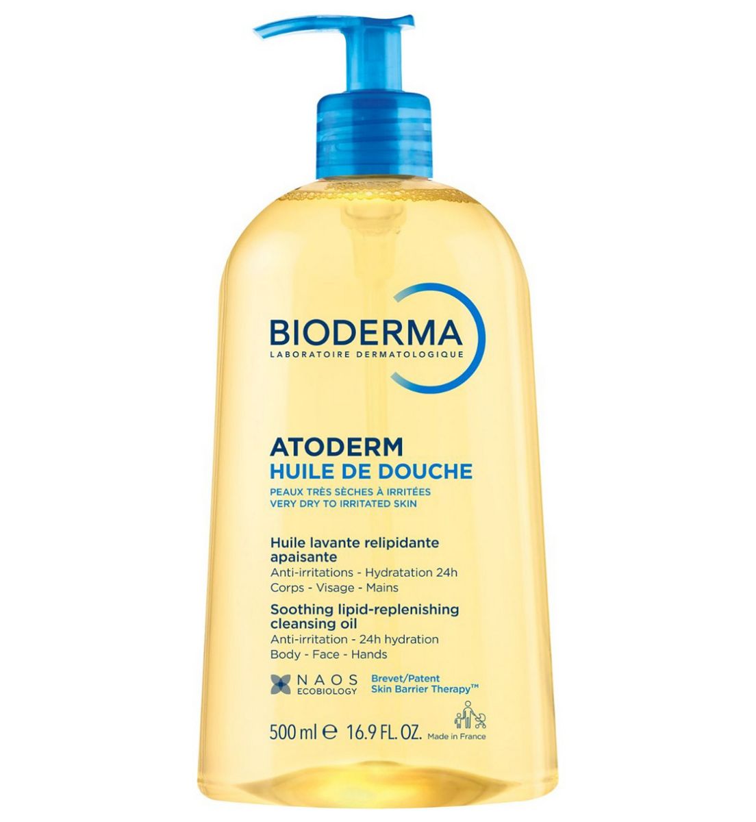 Bioderma Atoderm Shower Oil Body Wash For Very Dry Skin Prone To Eczema 500ml