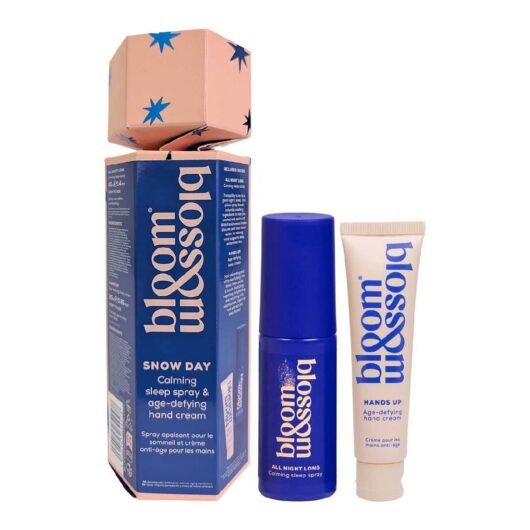 Bloom And Blossom Snow Day Calming Sleep Spray & Age-Defying Hand Cream Cracker
