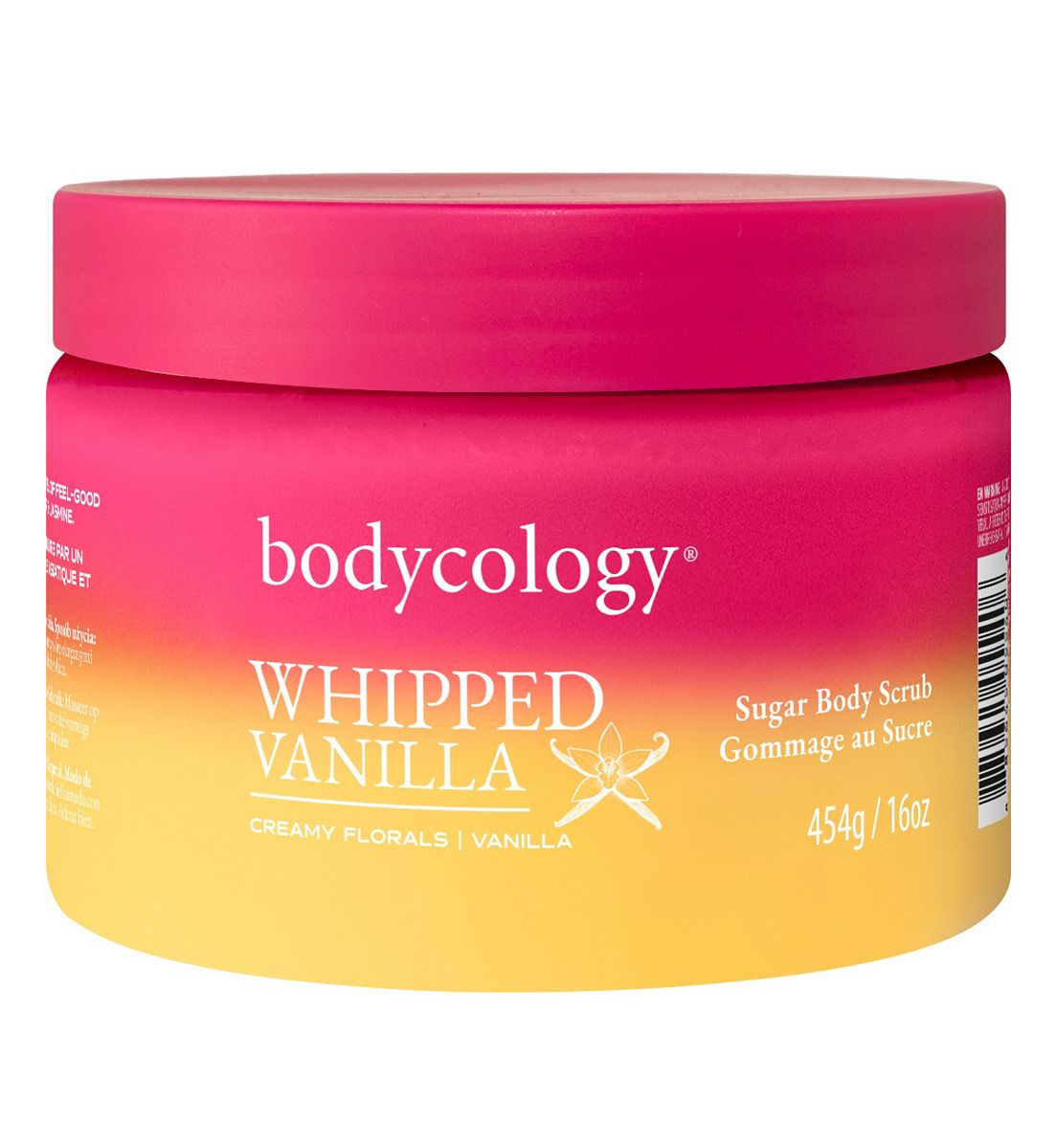 Bodycology Whipped Vanilla Exfoliating Sugar Body Scrub 454g