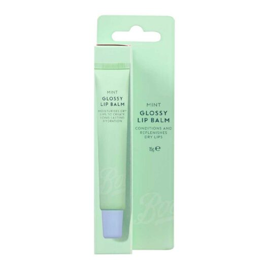 Boots Glossy Lip Balm Mint 15Ml