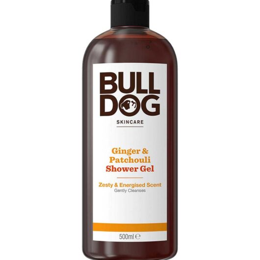 Bulldog Skincare Ginger & Patchouli Shower Gel For Men, Refreshing Men's Body Wash, 500 ml, 500ml