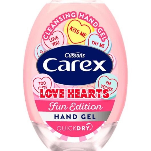 Carex Cleansing Hand Gel Love Hearts 50ml