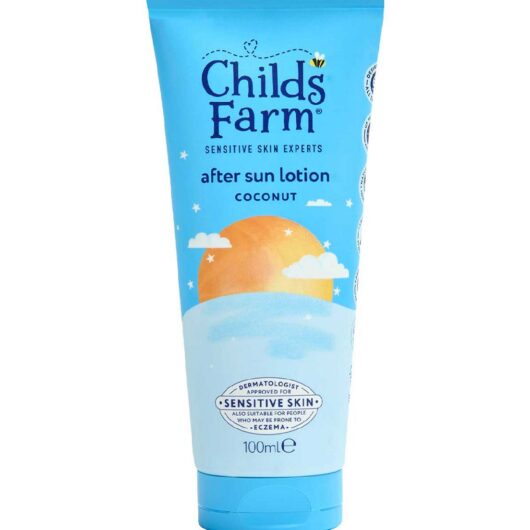 Childs Farm Coconut After Sun Lotion 100Ml Soothing Kids Moisturiser For Sensitive Skin
