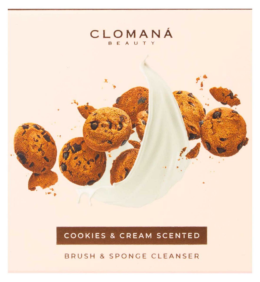Clomana Beauty Ltd Clomana Beauty Limited Brush And Sponge Cleanser Cookies Cream 114g
