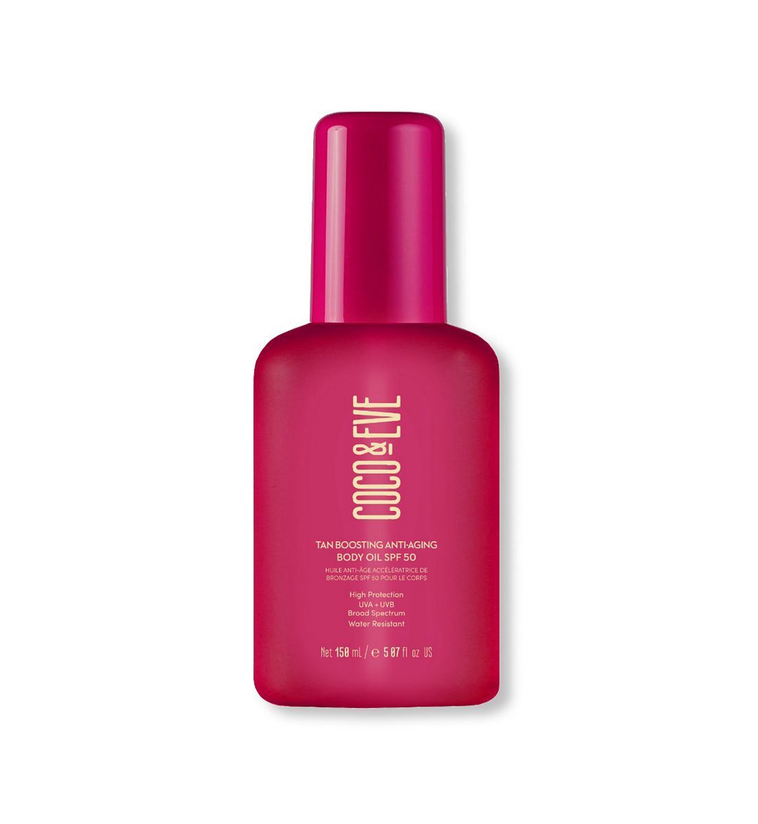 Coco & Eve Sunny Honey Tan Boosting Anti Aging Body Oil Spf50 150ml