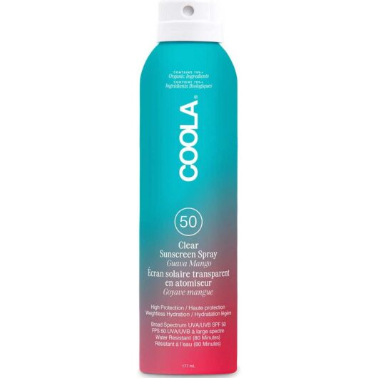 Coola Clear Sunscreen Spray Spf50 - Guava Mango 177Ml Br/>