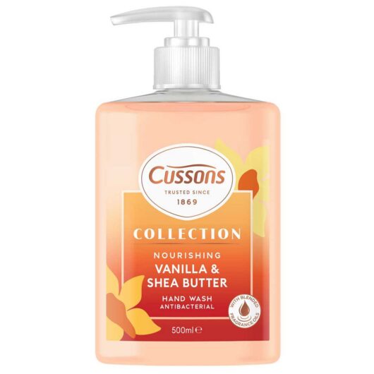 Cussons Collection Vanilla & Shea Butter Antibacterial Handwash 500ml