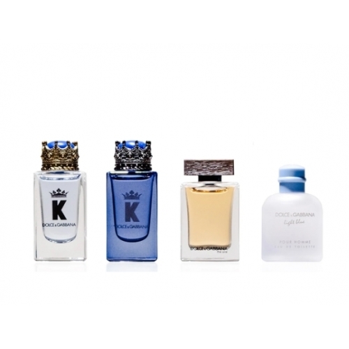 Dolce & Gabbana Mini Set - K 5ml EDP, K 5ml EDT, Light Blue 5ml EDT, The One 5ml EDT
