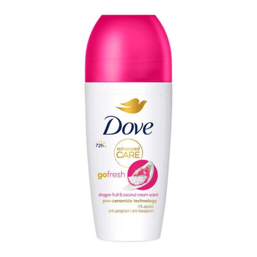 Dove Advanced Antiperspirant Dragon Fruit And Coconut Cream Roll On 50ml